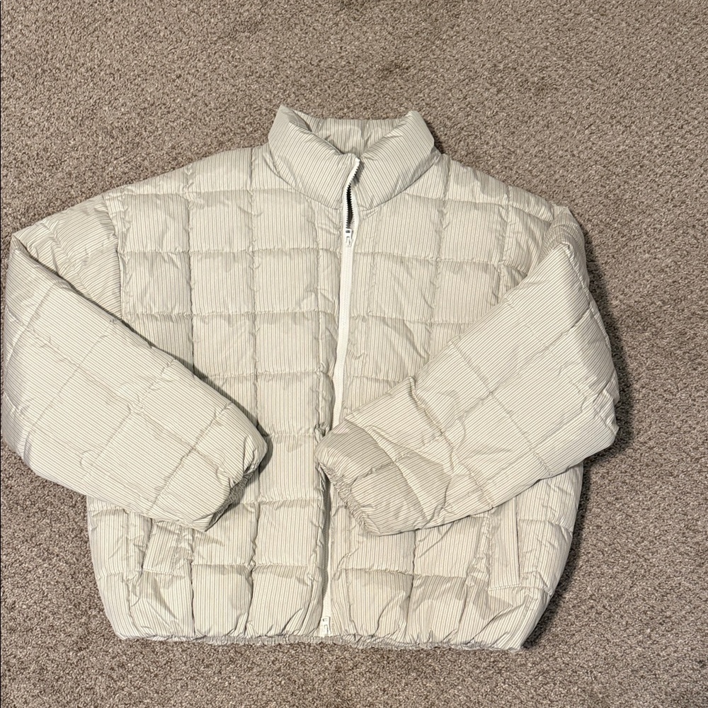Urban Outfitters Striped puffer